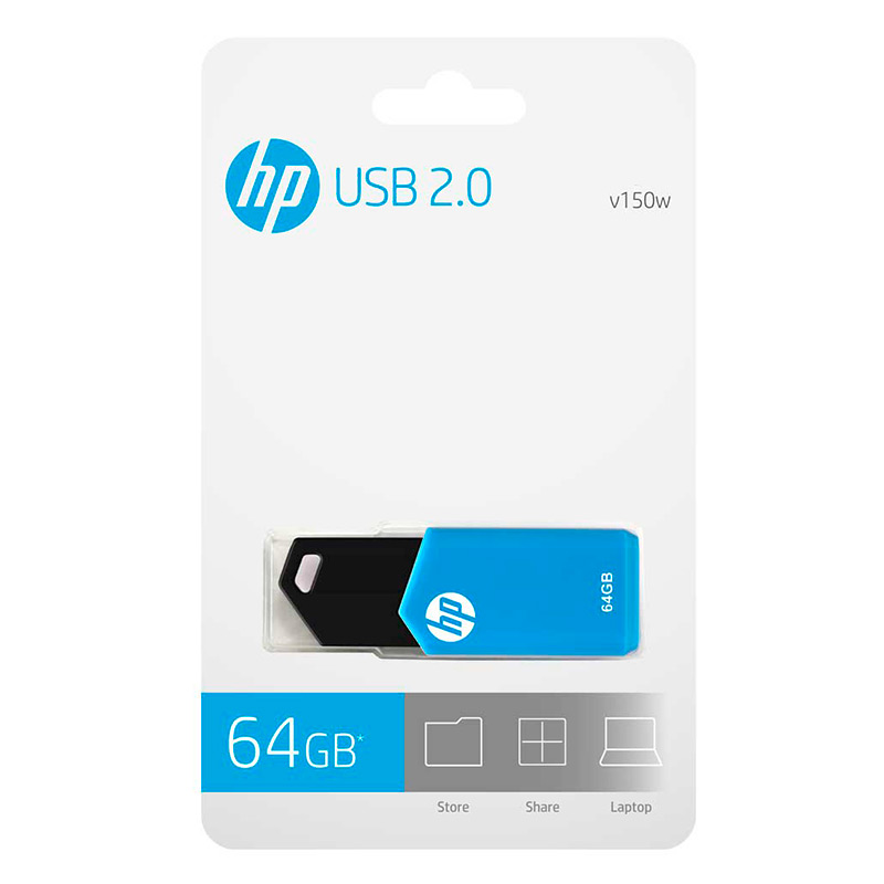 Reparación de MEMORIA USB HP 64GB CELESTE/NEGRO