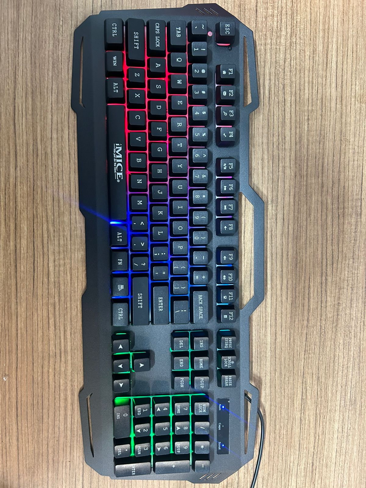 Reparación de TECLADO CON CABLE IMICE GAMING METAL LUMINOSO AK-400