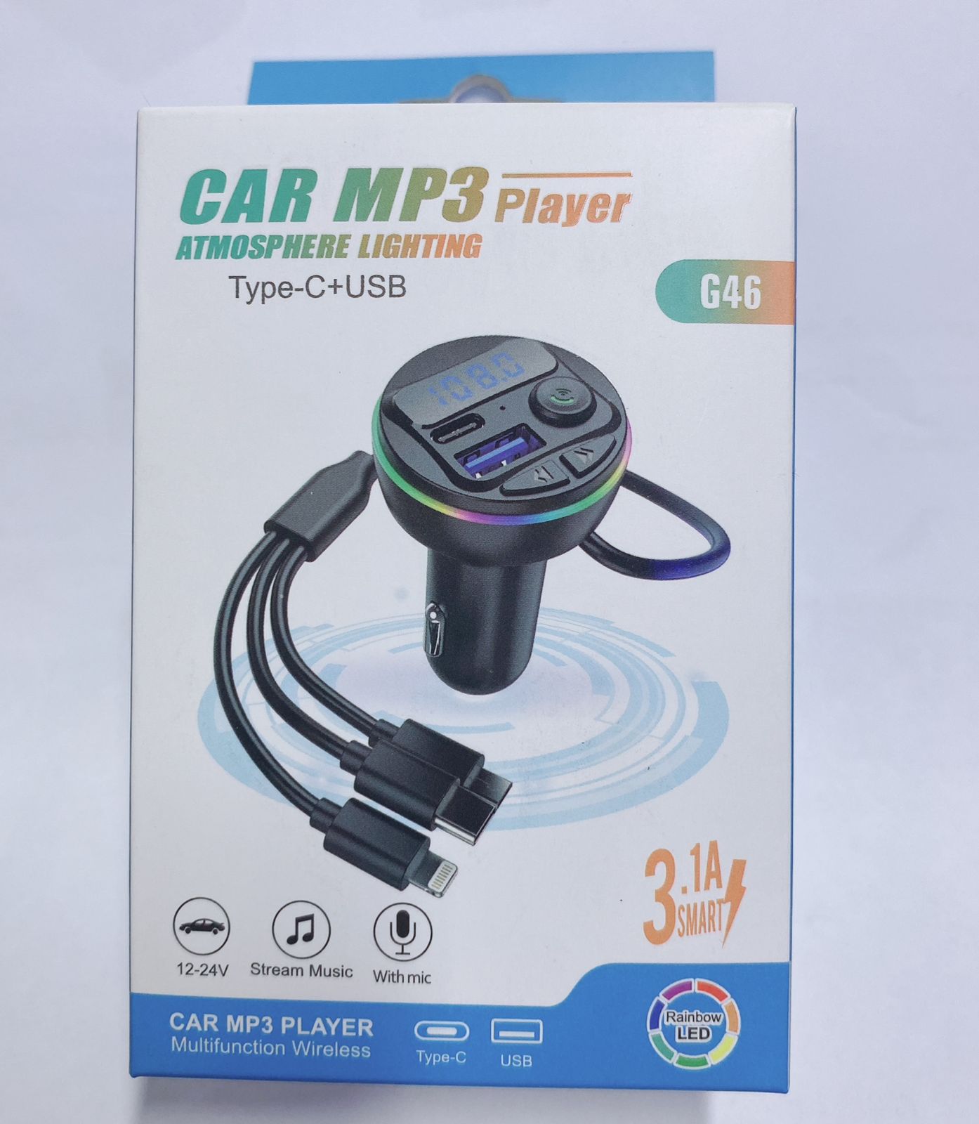 Reparación de TRANSMISOR MULTIFUNCIONAL BT CON CABLES G46