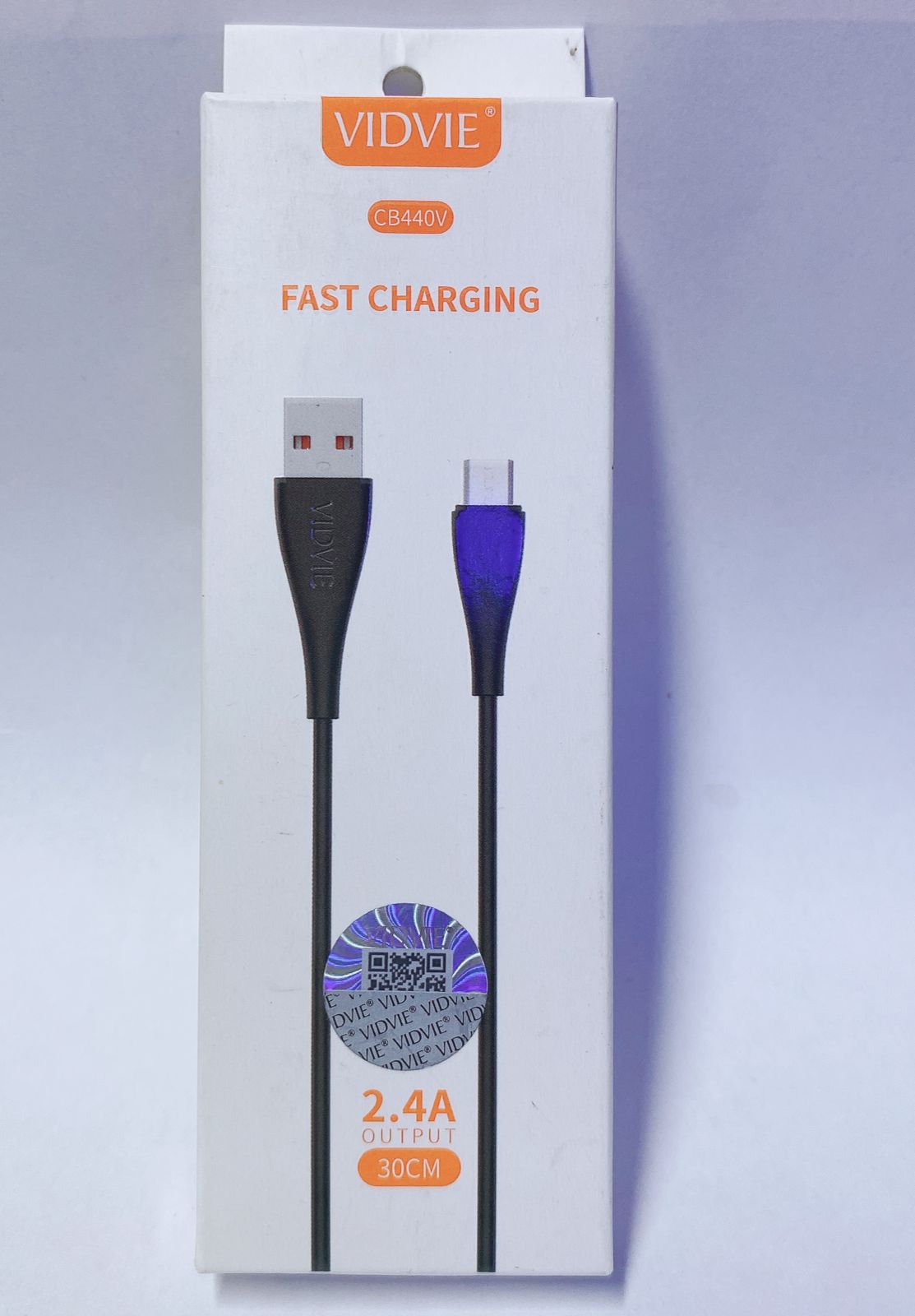 Reparación de CABLE V8 30CM CAJA BLANCA CON NARANJA