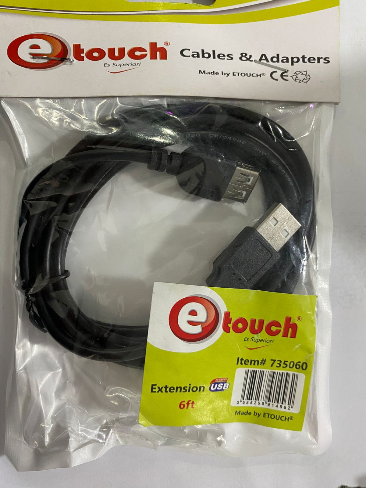 Reparación de CABLE EXTENSION USB MACHO A HEMBRA